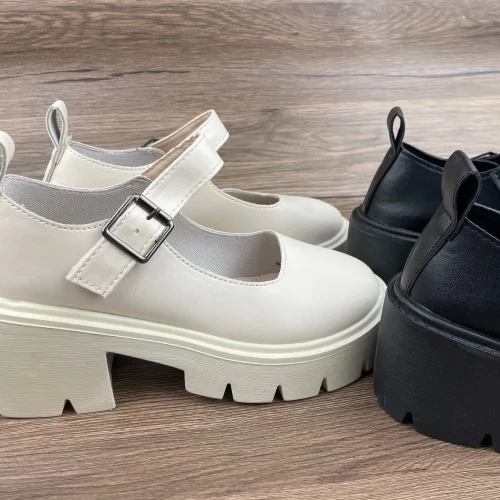 Mary Jane Campus Small Leather Shoes Black Mary