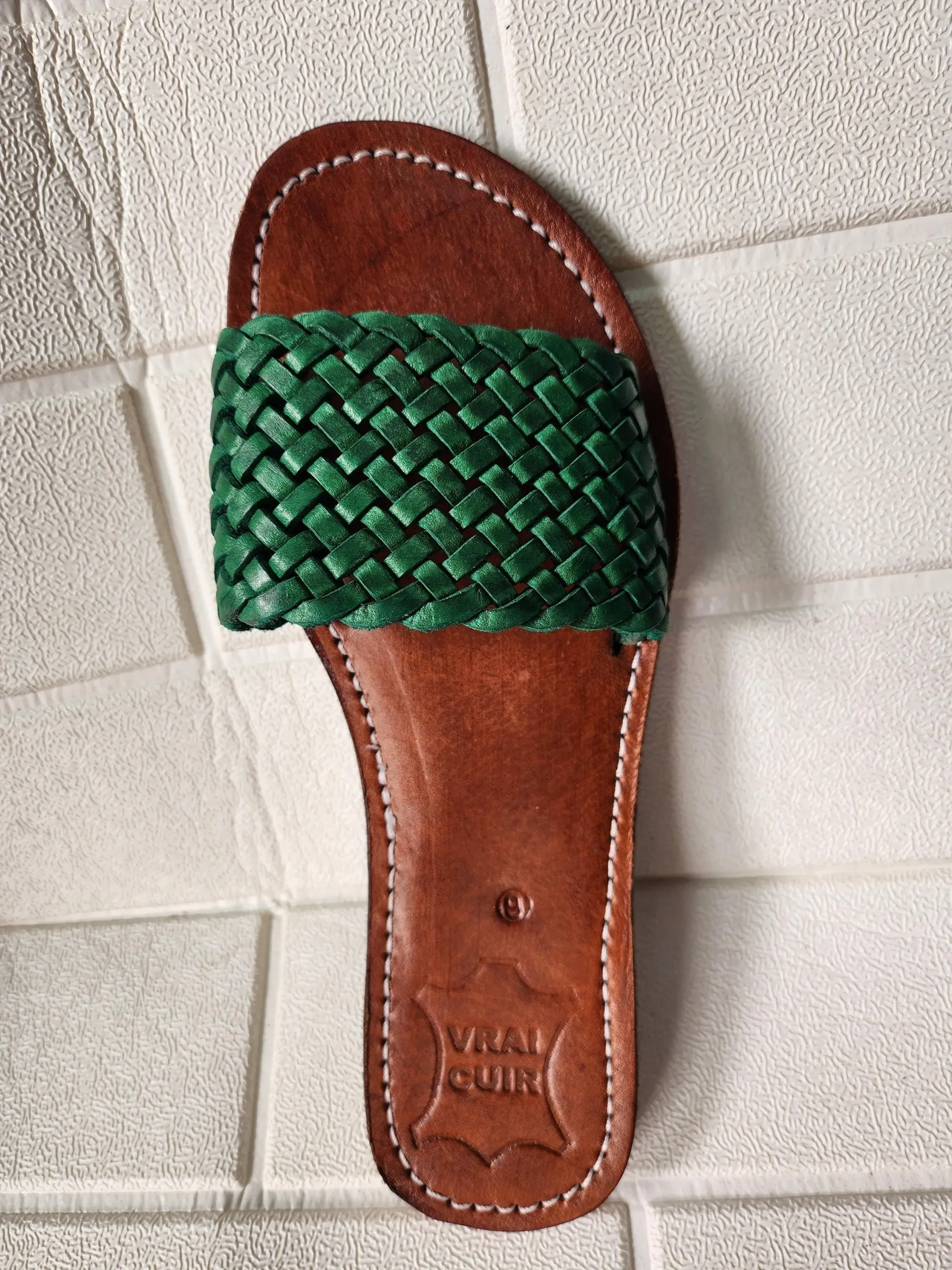 Women’s Braided Leather Summer Moroccan Sandals