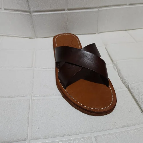 Women’s Criss Cross Moroccan Leather Sandals