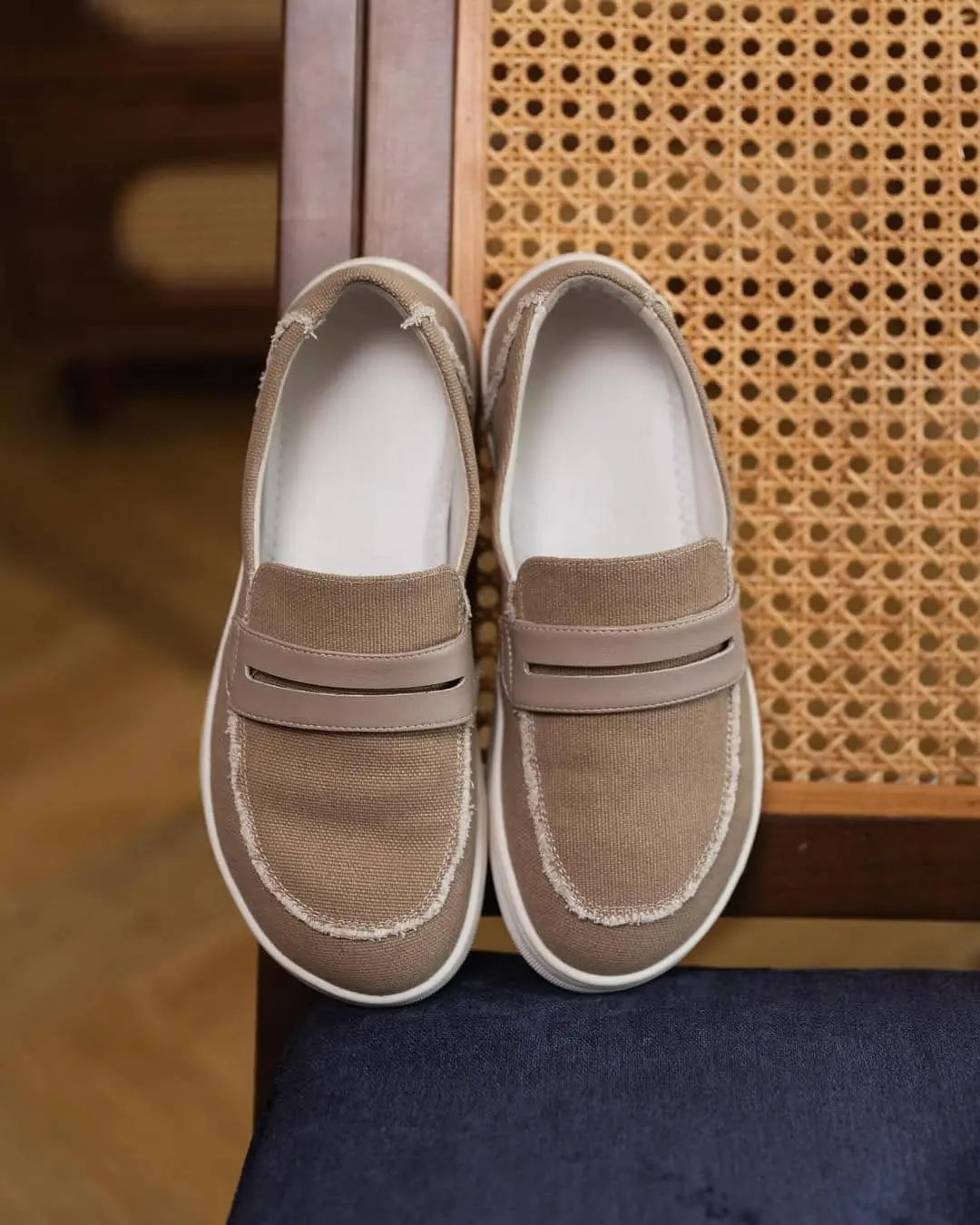 Barefoot Hemp Loafers For Women Lightweight Breathable Slip